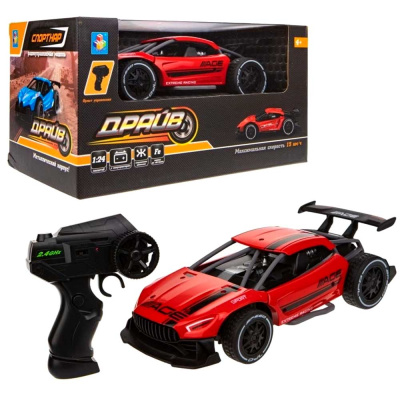 Машинка на радиоуправлении Драйв Спорткар 1Toy Т21637